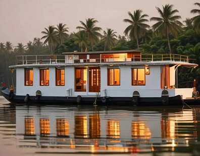 Floating Houseboats in Kettuvallams